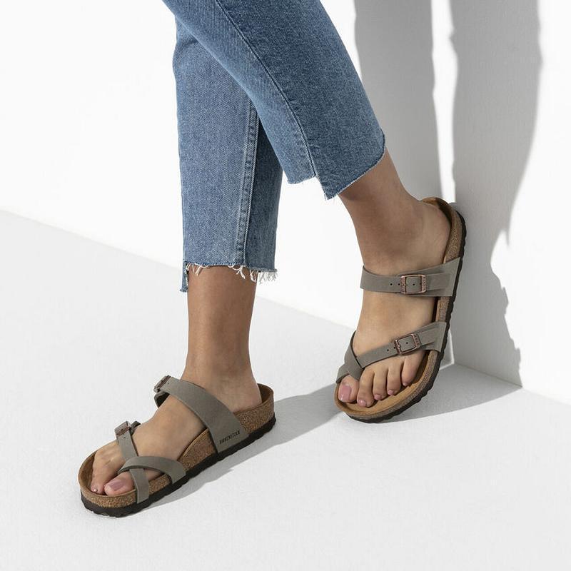 Mayari Birkenstock Birkibuc Damske Siva | SK 137YXF